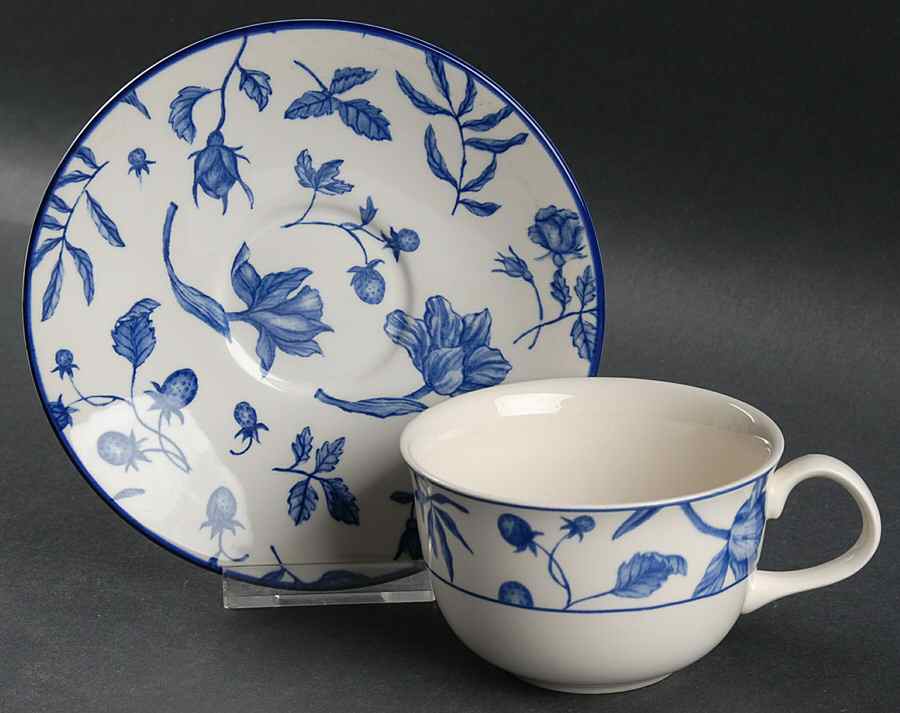 Spring Garden Flat Cup & Saucer Set by Royal Stafford-1