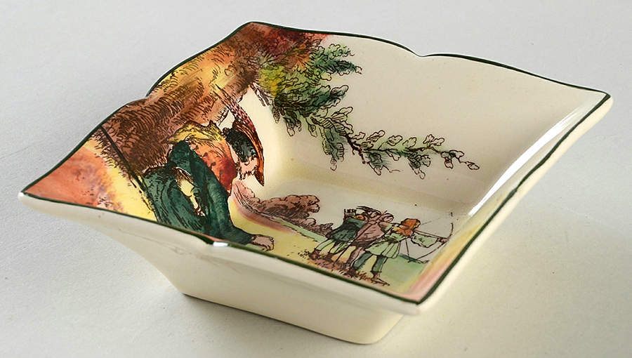 Under The Greenwood Tree 3" Square Sweet Meat by Royal Doulton-1