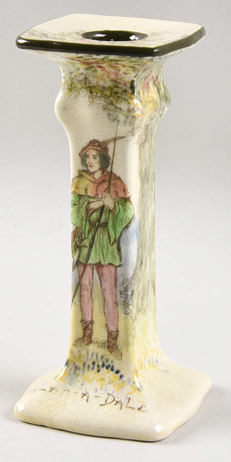 Under The Greenwood Tree 6" Candlestick by Royal Doulton-1