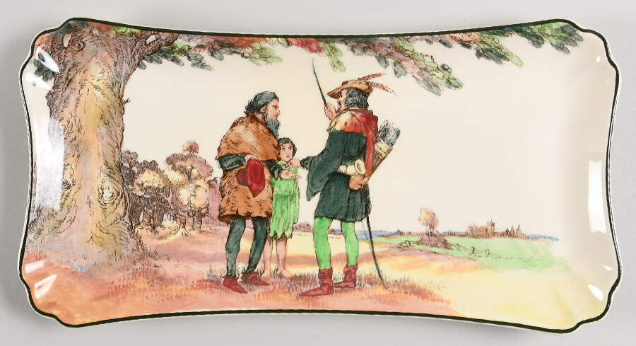 Under The Greenwood Tree 10" Rectangular Tray by Royal Doulton-1