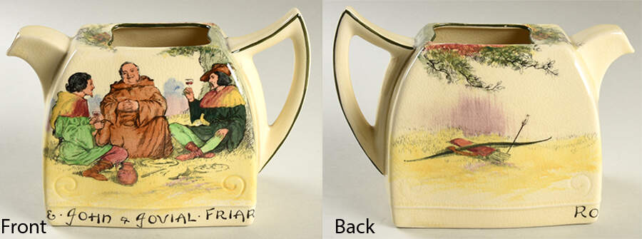 Under The Greenwood Tree Teapot No Lid by Royal Doulton-1