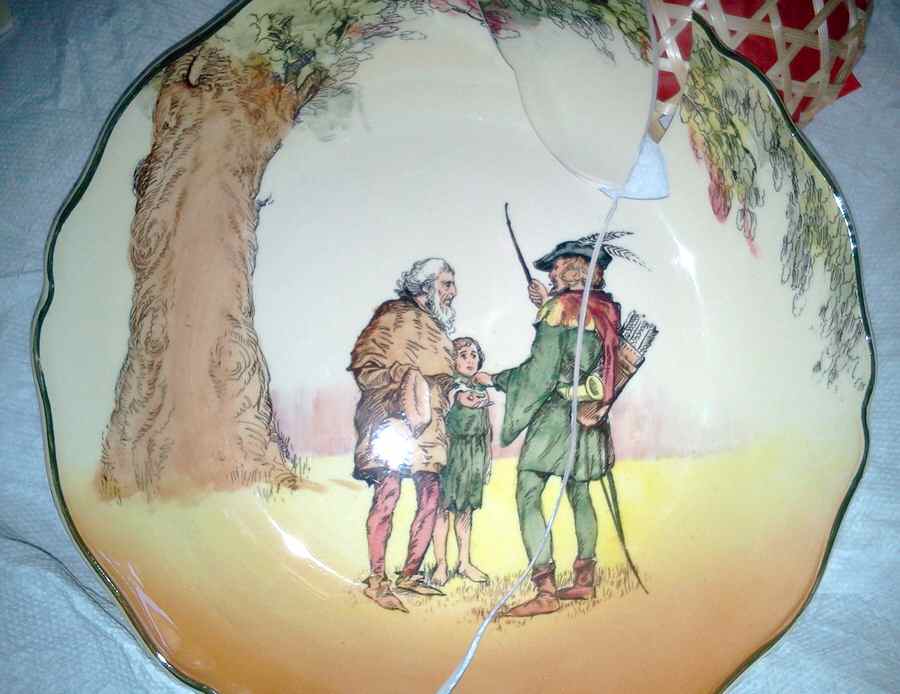 Under The Greenwood Tree Rim Soup Bowl by Royal Doulton-1
