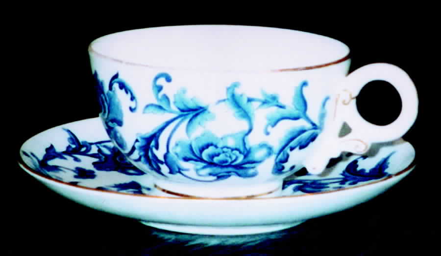 W1838 Flat Cup & Saucer Set by Royal Worcester-1