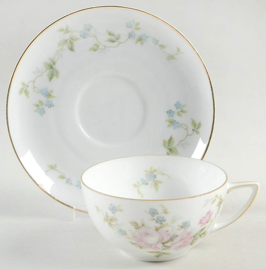 R1055 Flat Cup & Saucer Set by Rosenthal - Continental-1