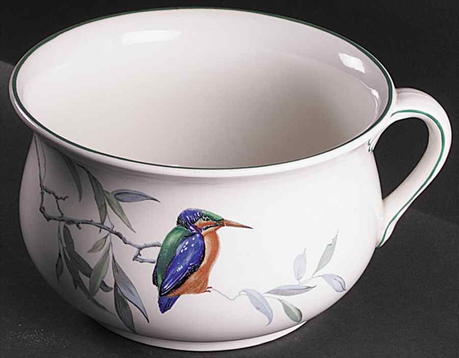 Kingfisher Open Chamber Pot by Royal Doulton-1