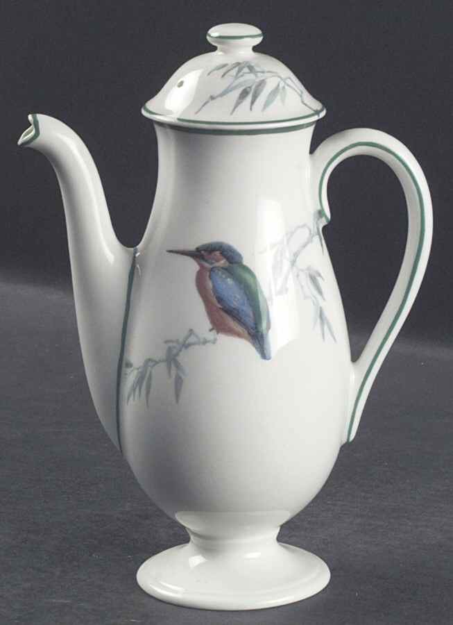 Kingfisher Mini Coffee Pot & Lid by Royal Doulton-1