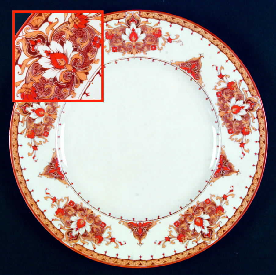 C3004-4 Dinner Plate by Royal Worcester-1
