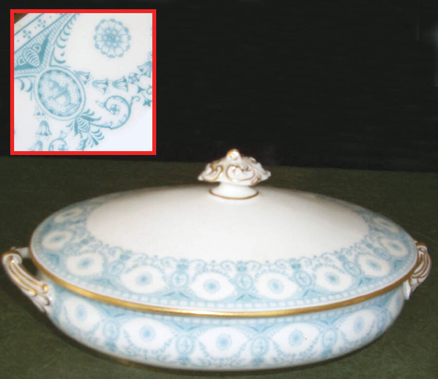 ROC106 Oval Covered Vegetable by Royal Cauldon-1
