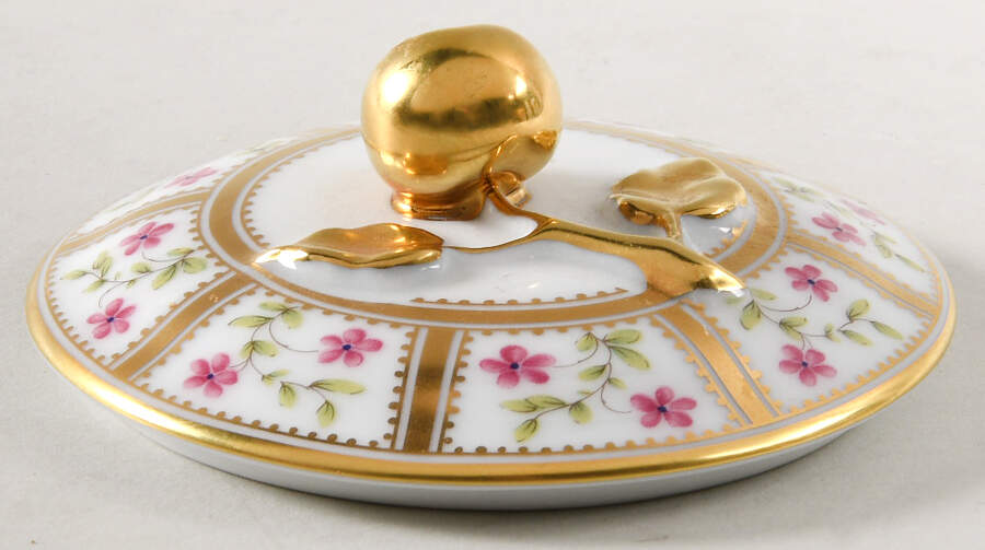Roseraie Lid for Sugar Bowl by Royale (France)-1