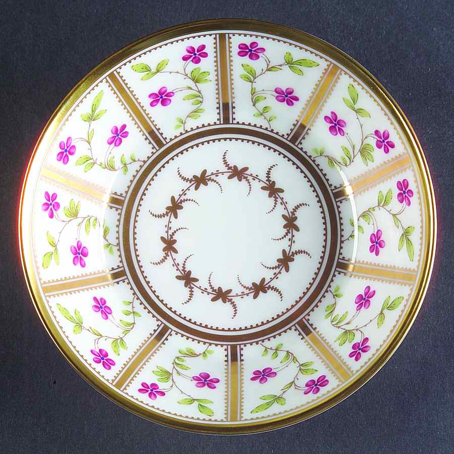 Roseraie Saucer for Litron Shape Cup by Royale (France)-1