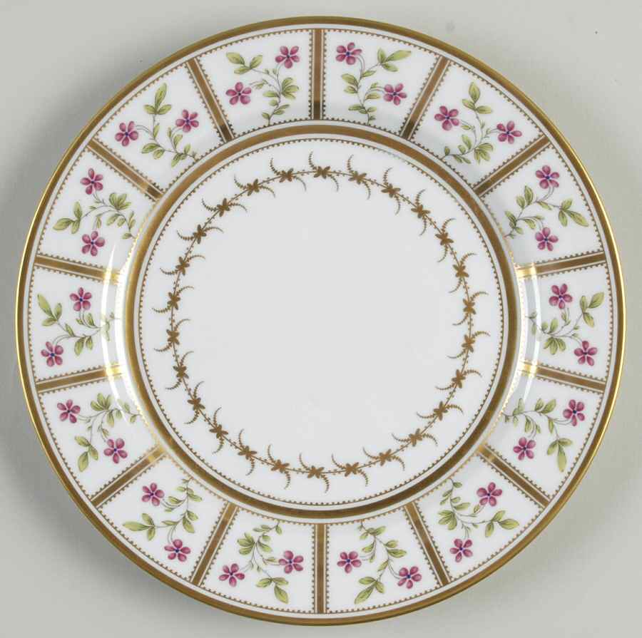 Roseraie Salad Plate by Royale (France)-1