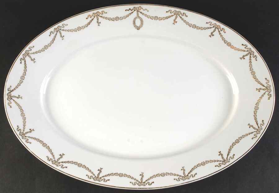 R1064 17" Oval Serving Platter by Rosenthal - Continental-1