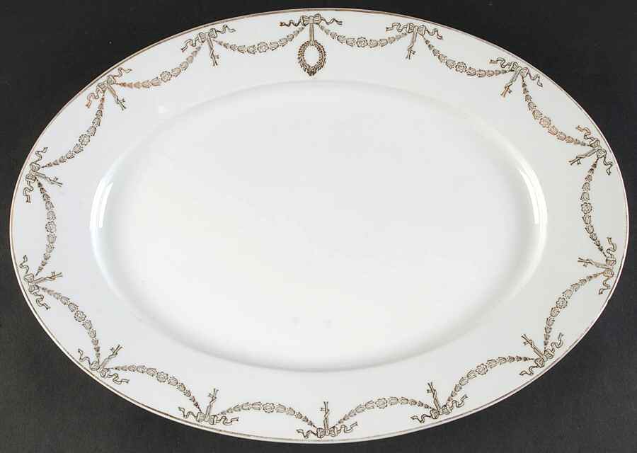 R1064 14" Oval Serving Platter by Rosenthal - Continental-1