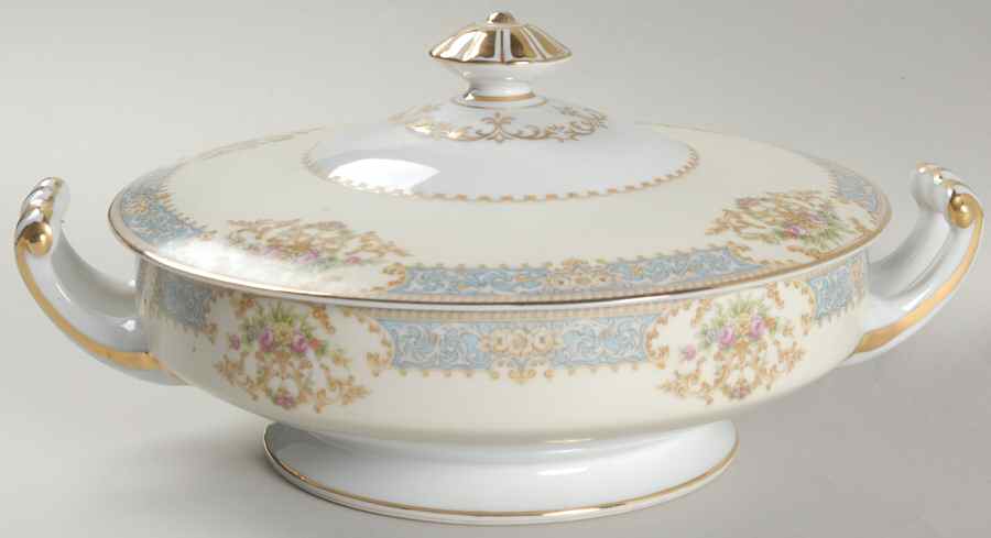 RO72 Round Covered Vegetable by Rose (Japan)-1
