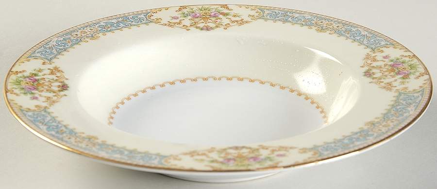 RO72 Rim Soup Bowl by Rose (Japan)-1