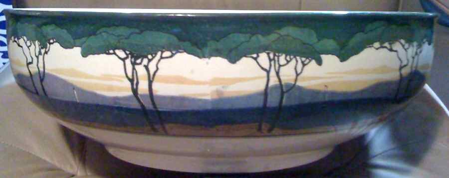 Trees A 15" Round Bowl by Royal Doulton-1