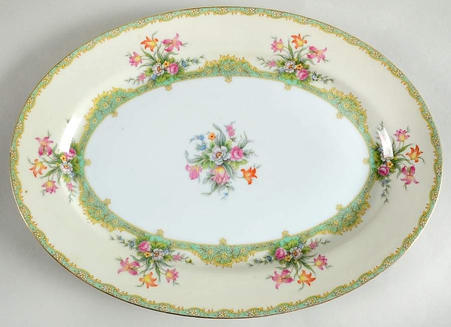 REG16 13" Oval Serving Platter by Regal (Japan)-1