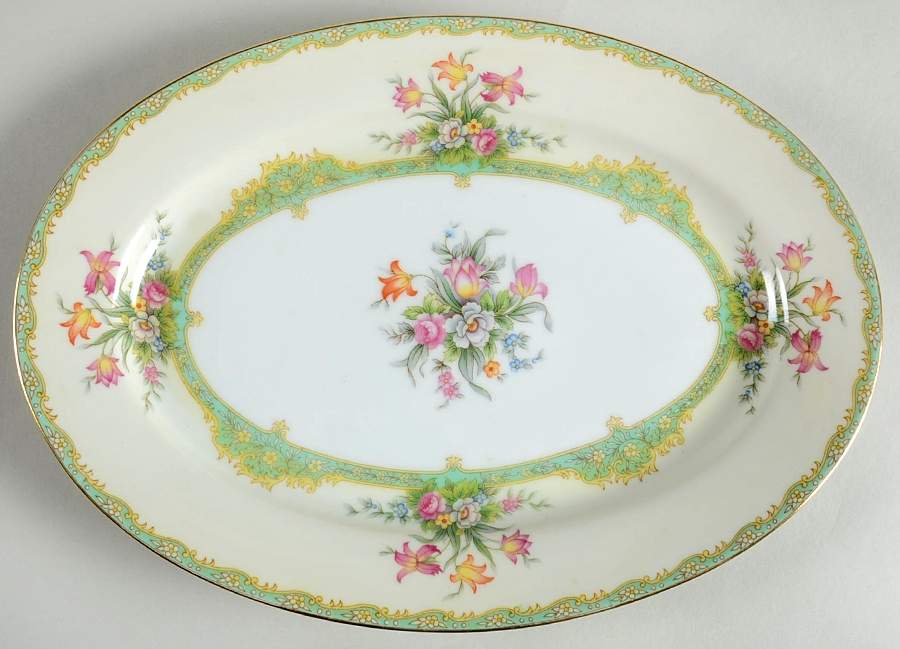 REG16 11" Oval Serving Platter by Regal (Japan)-1