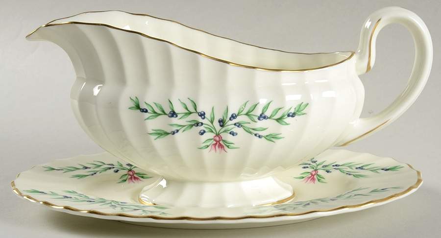 C51 Gravy Boat & Underplate by Royal Worcester-1
