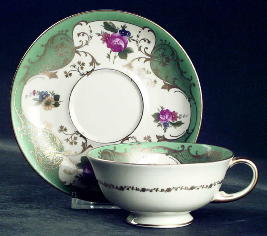 ROB261 Footed Cup & Saucer Set by Royal Bayreuth-1