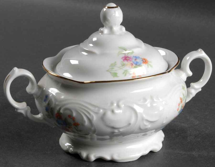 RKT11 Sugar Bowl & Lid by Royal Kent (Poland)-1