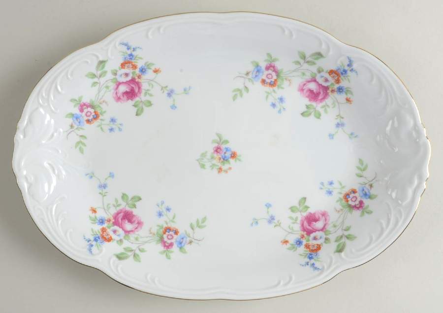 RKT11 12" Oval Serving Platter by Royal Kent (Poland)-1
