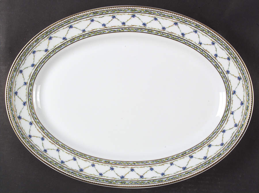 Allee Royale 16" Oval Serving Platter by Raynaud-1