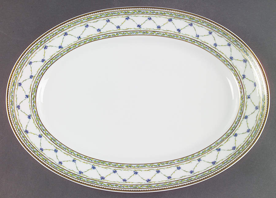 Allee Royale 14" Oval Serving Platter by Raynaud-1