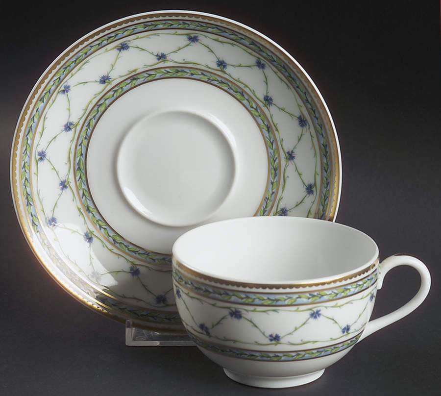 Allee Royale Flat Cup & Saucer Set by Raynaud-1