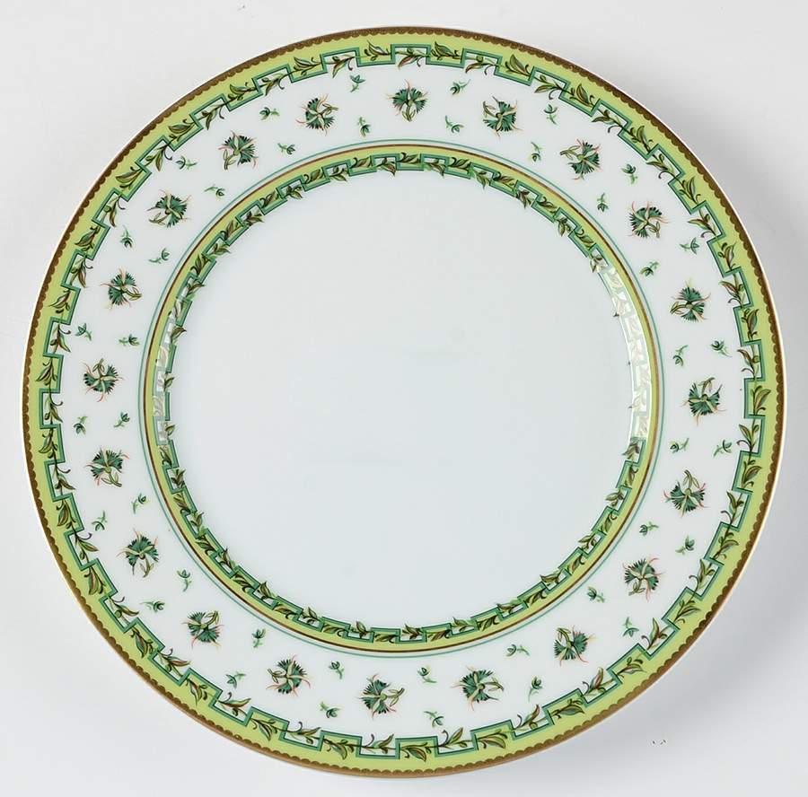 Bougainville Green Dessert Luncheon Plate by Raynaud-1