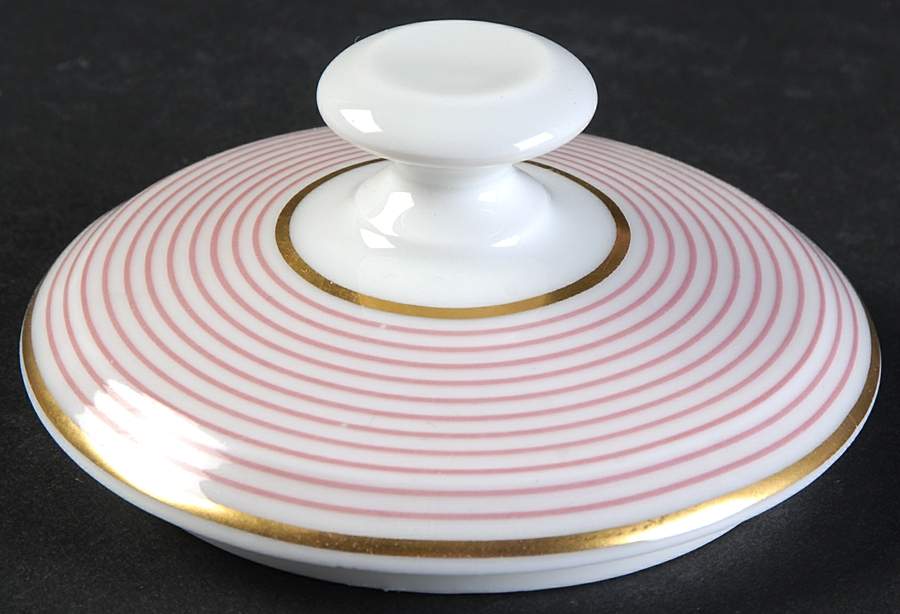 Crinoline Pink Lid for Oversize Sugar Bowl by Raynaud-1