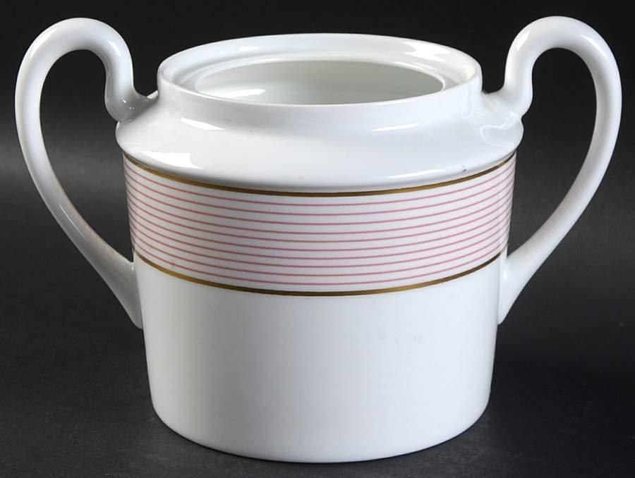 Crinoline Pink Oversize Sugar Bowl-No Lid by Raynaud-1