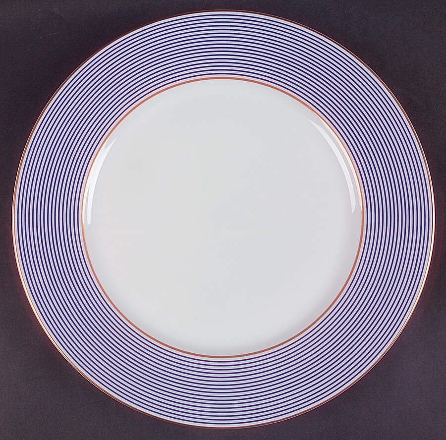 Crinoline Blue Service Plate (Charger) by Raynaud-1