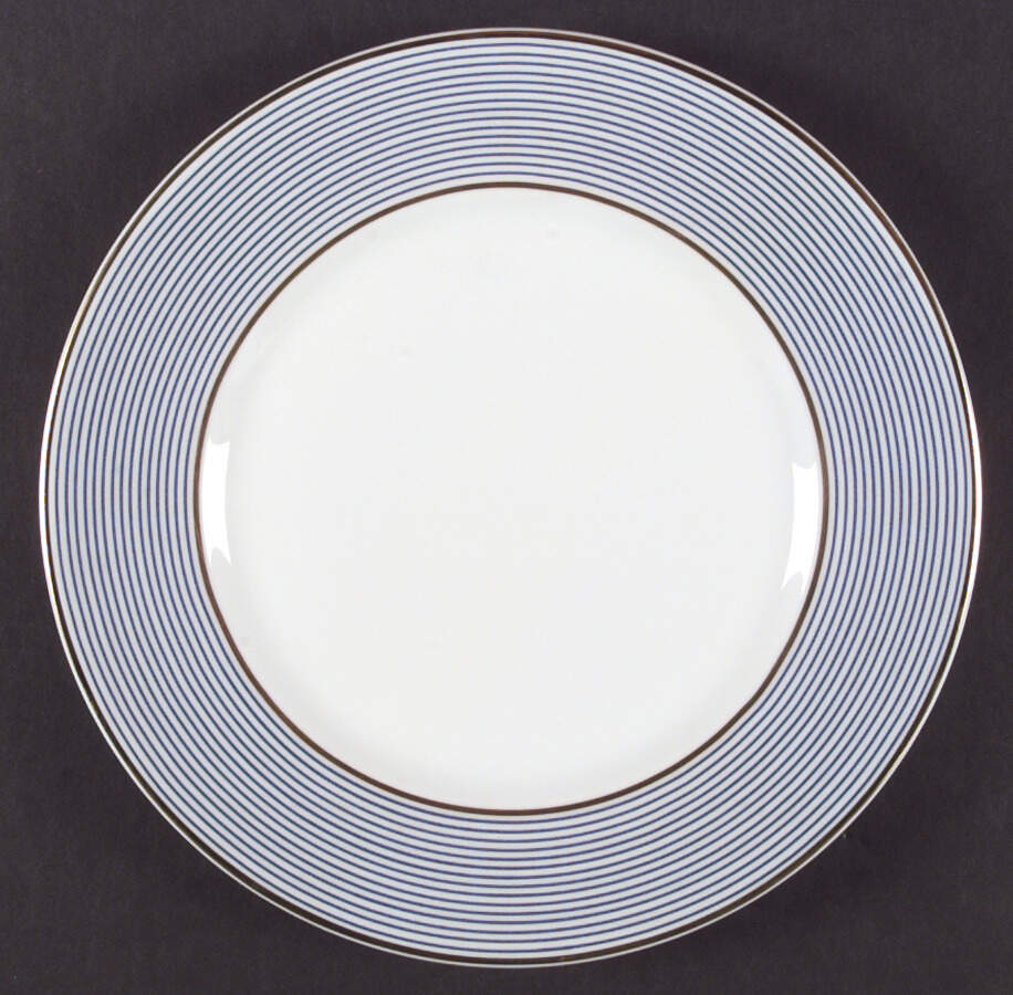 Crinoline Blue Dinner Plate by Raynaud-1