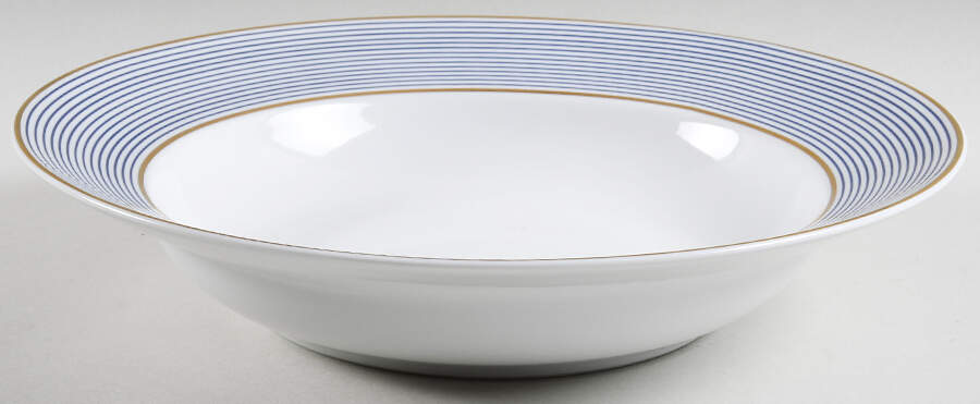Crinoline Blue 11" Pasta Serving Bowl by Raynaud-1