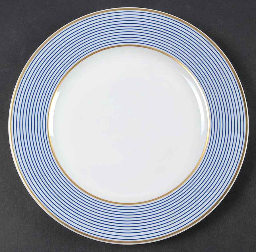 Crinoline Blue Dessert Luncheon Plate by Raynaud-1