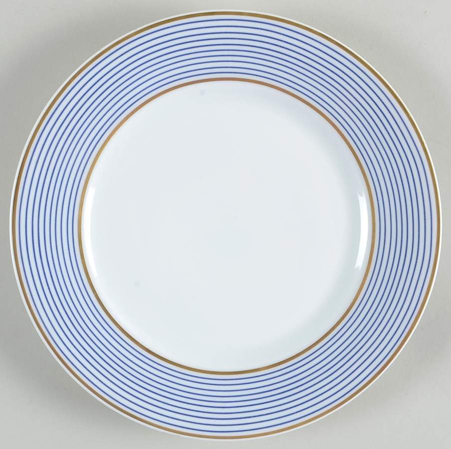 Crinoline Blue Salad Plate by Raynaud-1
