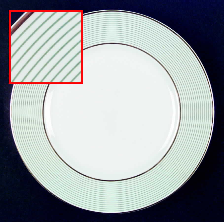 Crinoline Green Dinner Plate by Raynaud-1