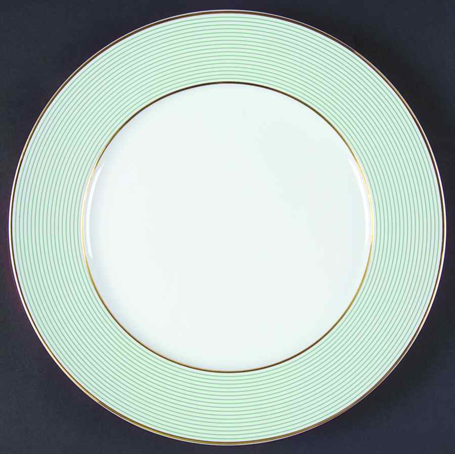 Crinoline Green Service Plate (Charger) by Raynaud-1