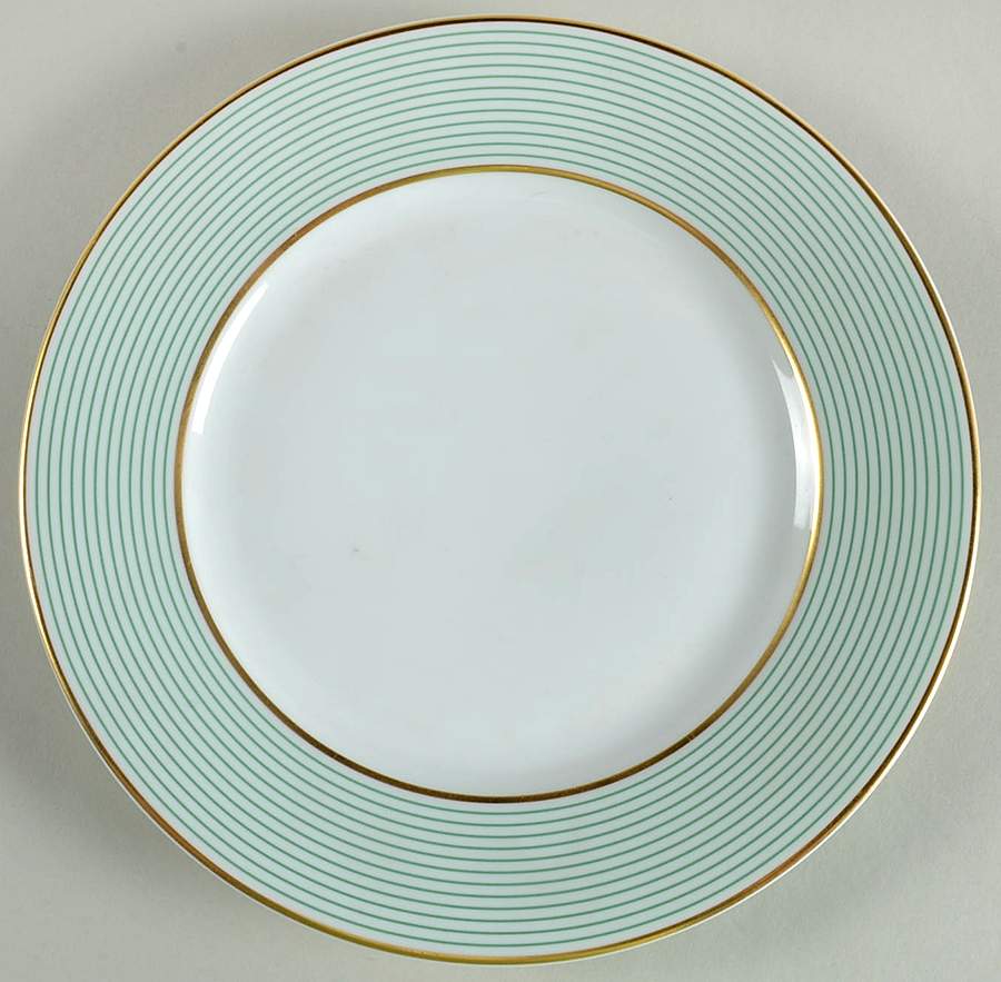 Crinoline Green Dessert Luncheon Plate by Raynaud-1