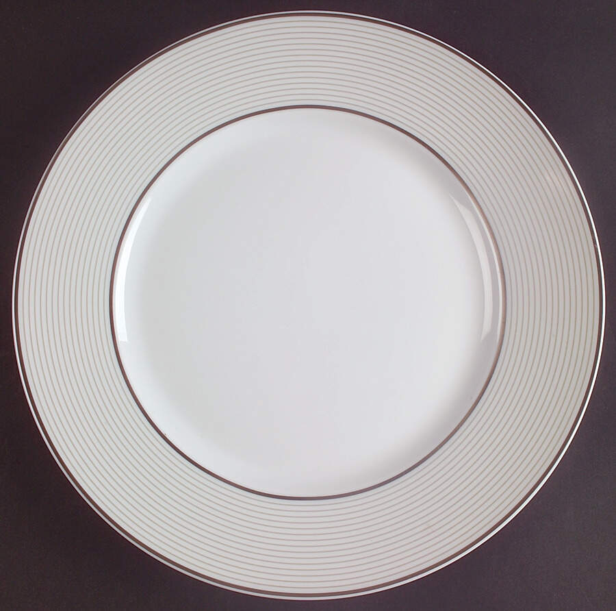 Crinoline Platinum Dinner Plate by Raynaud-1