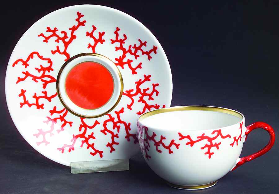 Cristobal Flat Cup & Saucer Set by Raynaud-1