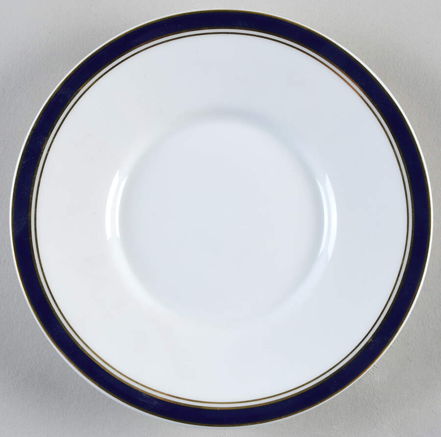 Diplomat Blue Saucer by Raynaud-1