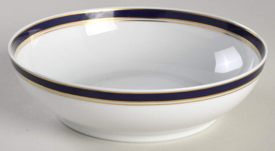 Diplomat Blue Coupe Cereal Bowl by Raynaud-1