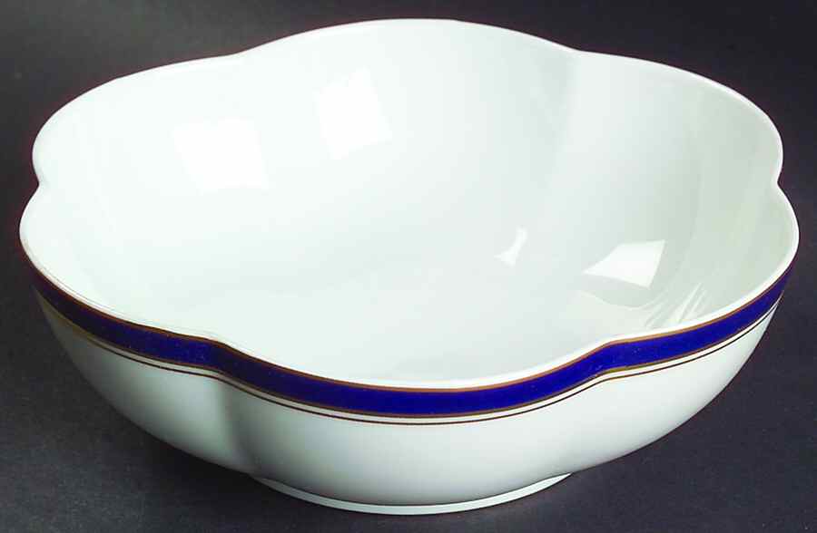Diplomat Blue Large Melon Bowl by Raynaud-1
