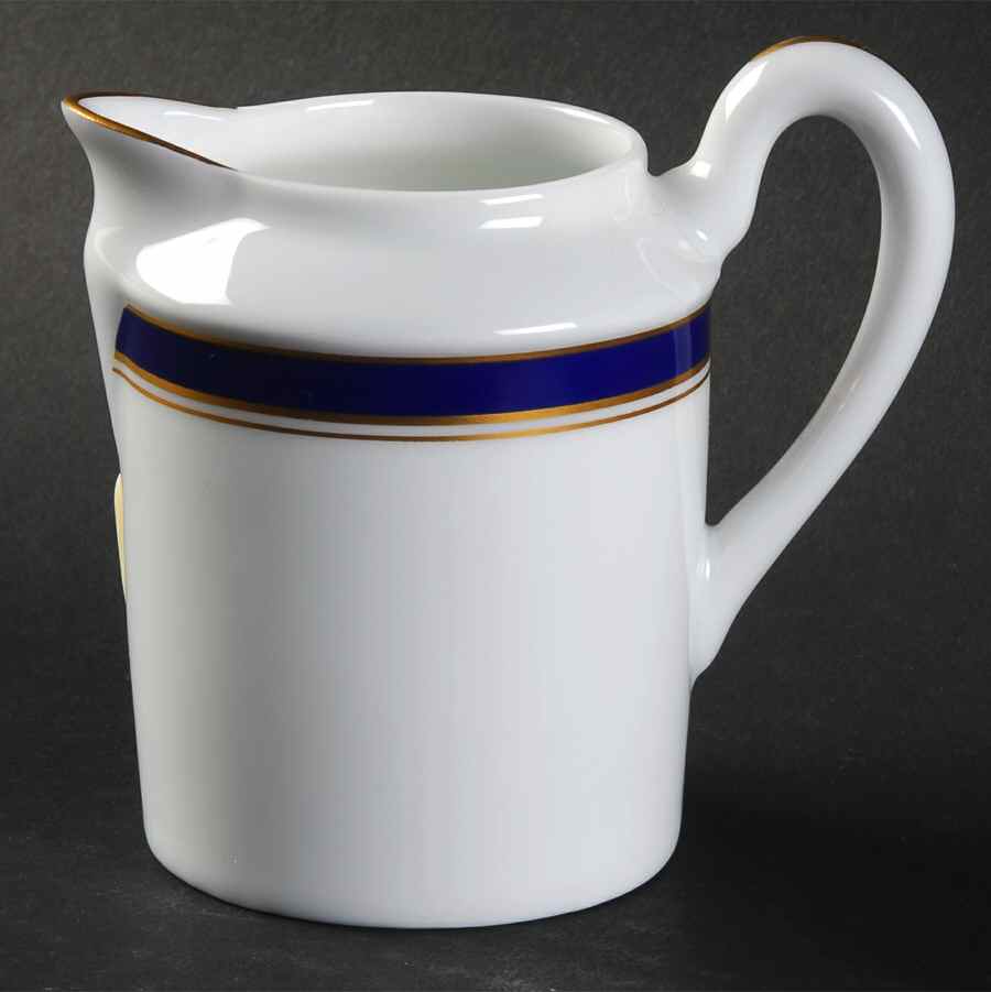 Diplomat Blue Creamer by Raynaud-1