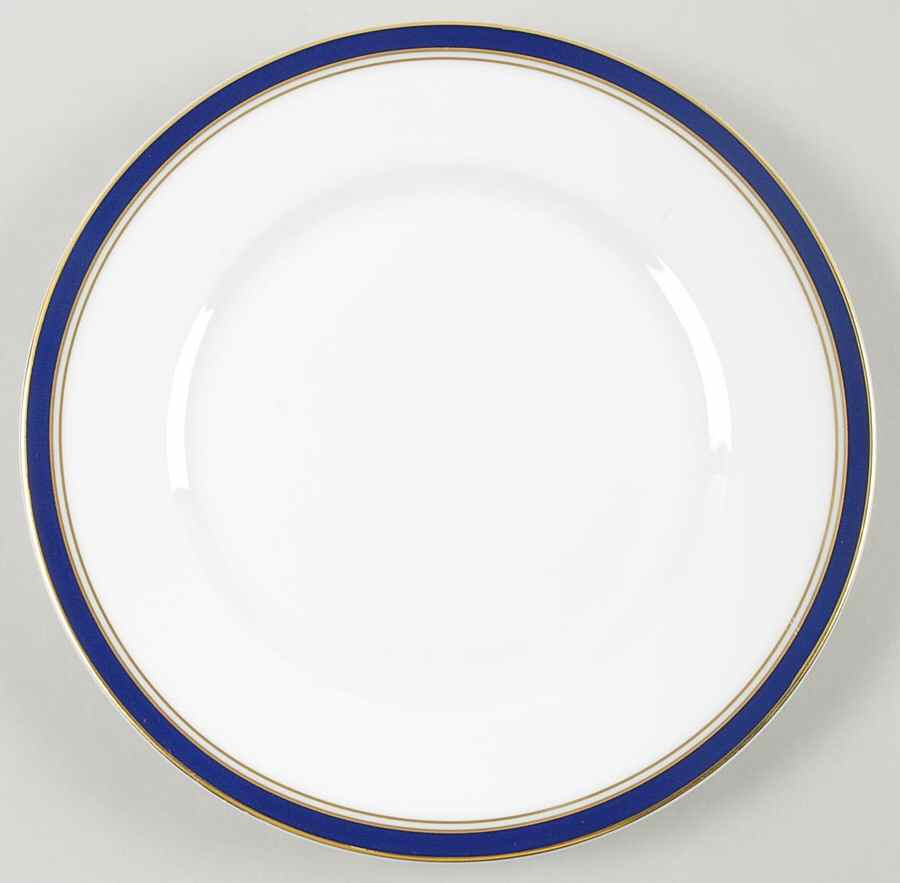 Diplomat Blue Salad Plate by Raynaud-1