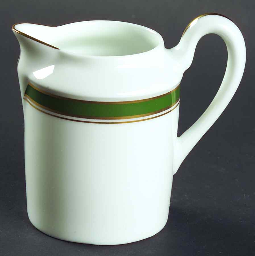 Diplomat Green Creamer by Raynaud-1