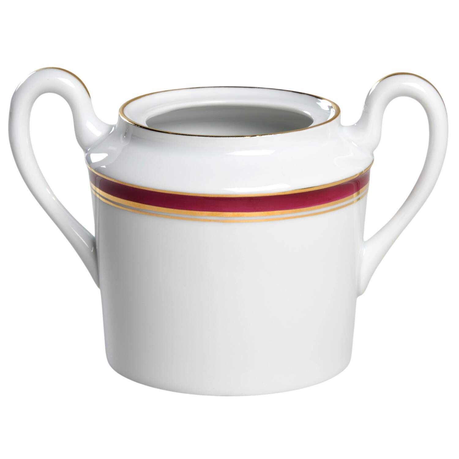 Diplomat Red Sugar Bowl No Lid by Raynaud-1