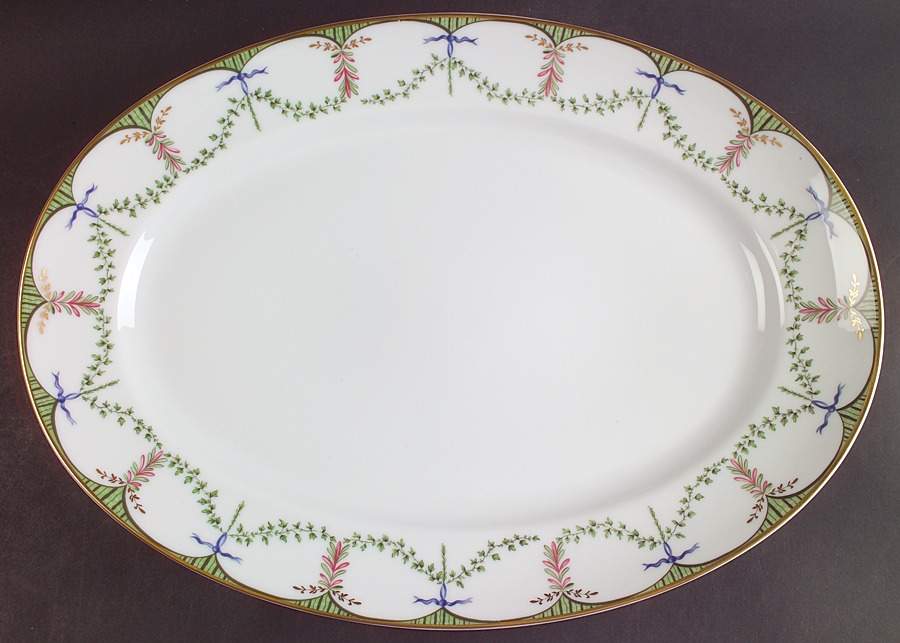 Festivites 16" Oval Serving Platter by Raynaud-1